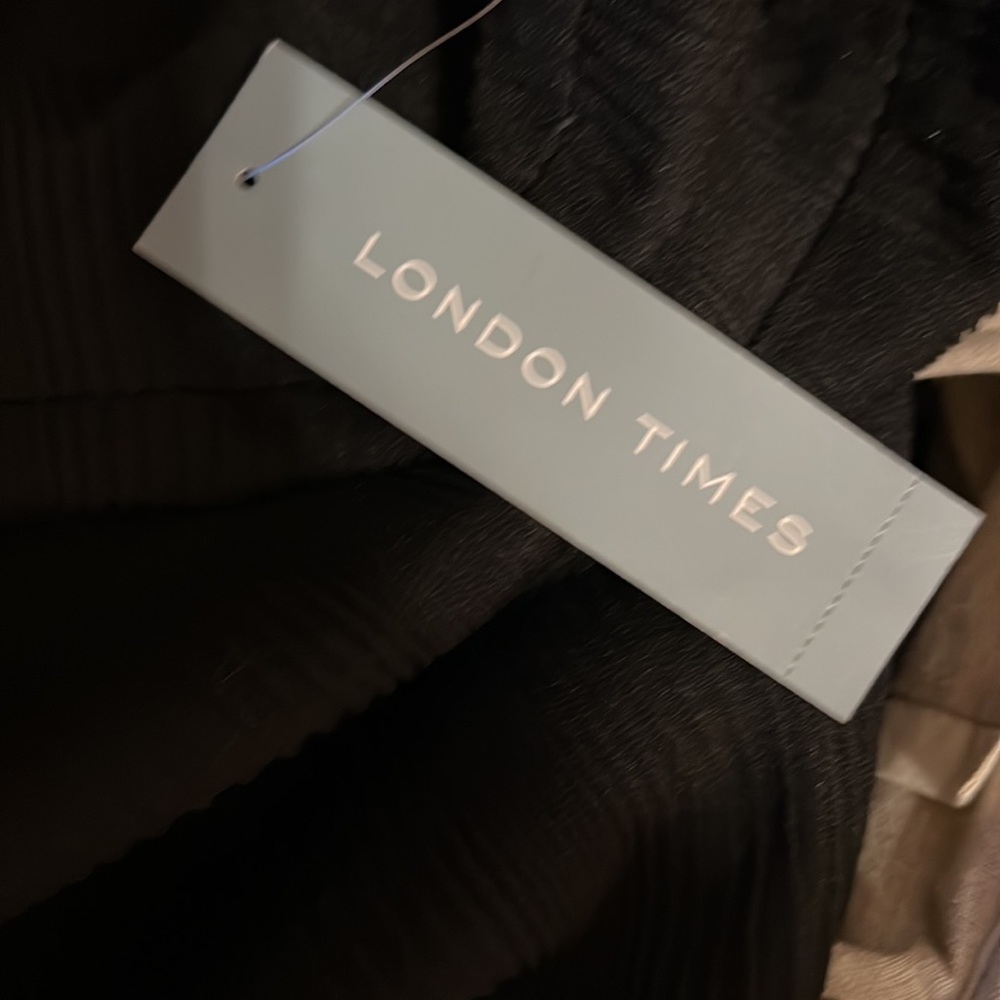 London Times fit and flare knit sleeveless cocktail dress - Picture 4 of 5